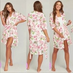 Show Me Your MuMu Brie‎ Floral Loungewear Sleepwear Garden of Blooms Robe